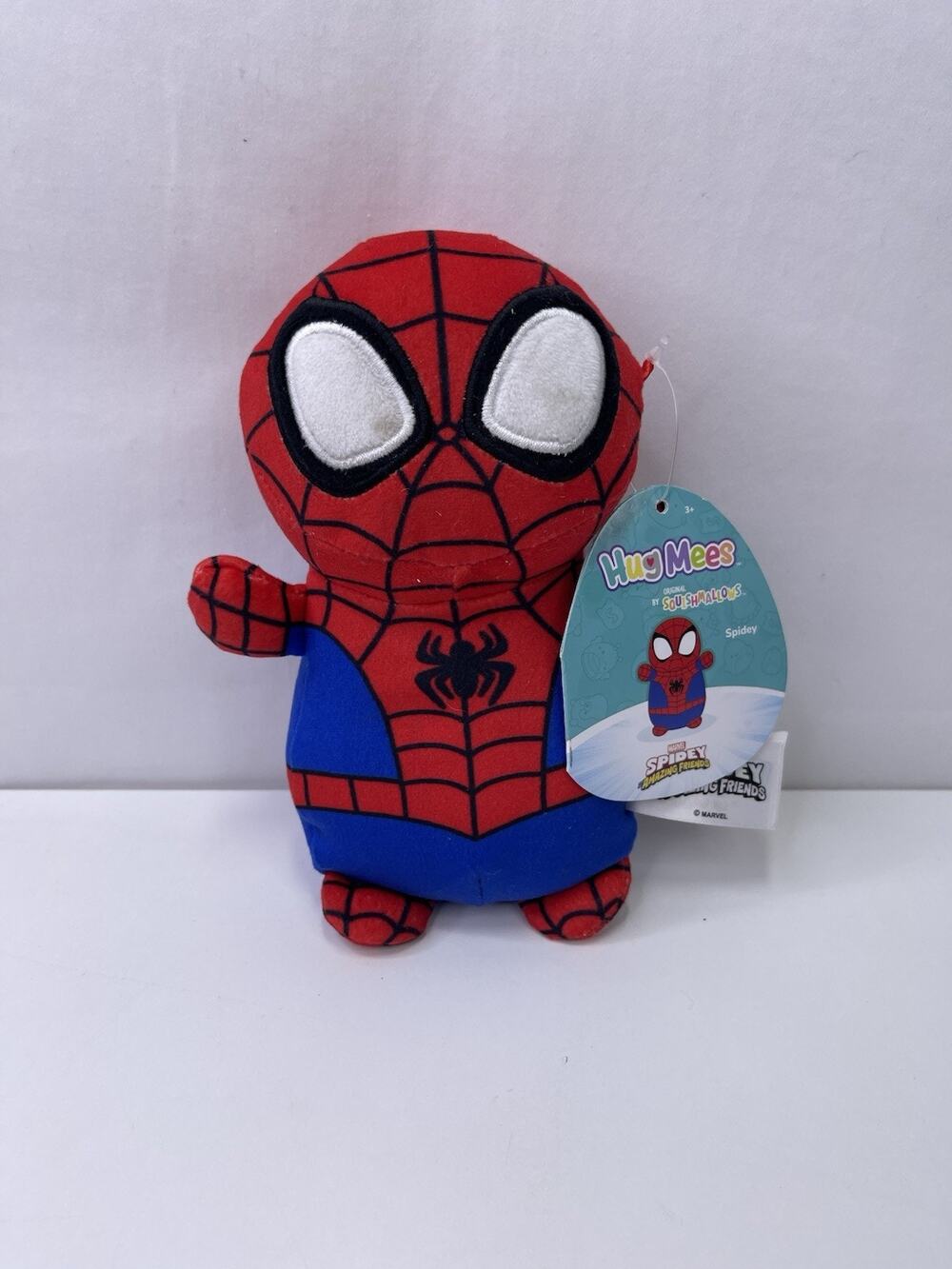 Squishmallows Hug Mees Marvel Spidey and His Amazing Friends Plush NWT